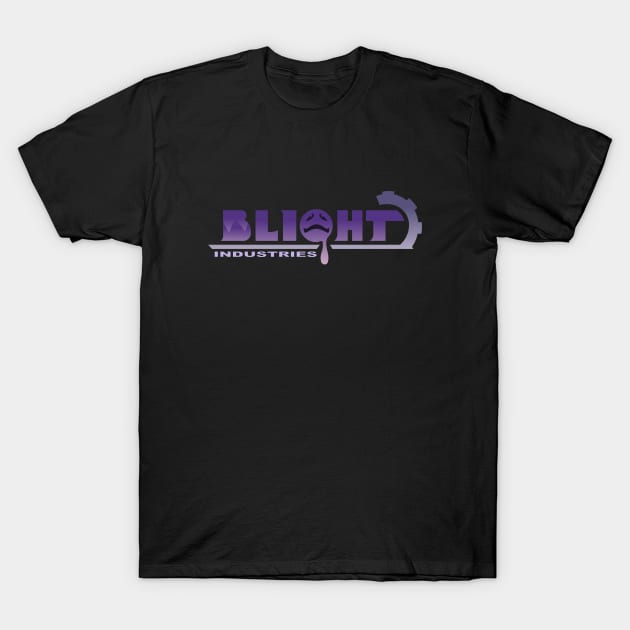 Blight Industries Text Logo T-Shirt by RobotGhost